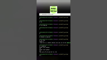 🚀 Sum of Two numbers using #shellscripting #devopscicdflow #linux #scripting #automation #devopslife