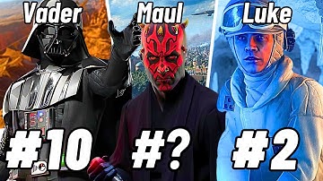 Ranking ALL Battlefront 2 Heroes & Villains From WORST to BEST