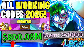 *NEW* ALL WORKING CODES FOR KING LEGACY IN 2025! ROBLOX KING LEGACY CODES