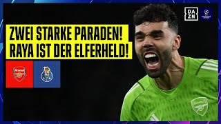 Elferkiller Raya! Gunners haben die besseren Nerven: Arsenal - Porto | UEFA Champions League | DAZN image