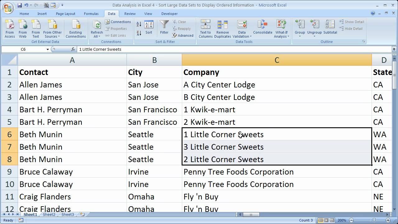 Excel Chart Large Data Set