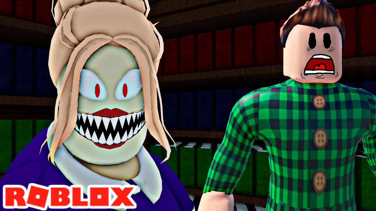 ROBLOX Escape Miss Marie's Library Obby YouTube