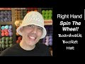 Tutorial spin the wheel boardwalk bucket hat easy right hand crochet