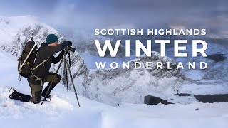 WINTER mountain photography  A PERFECT day in Scotland!