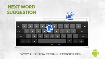 Next Word Suggestion - Lesson 26 - Android Accessibility Features Course