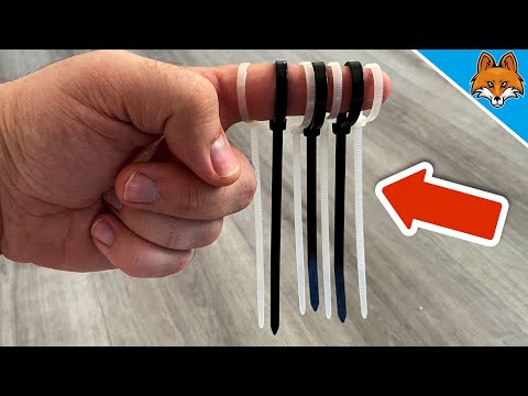 8 Tricks with Cable Ties that EVERYONE should know💥 (GENIUS)