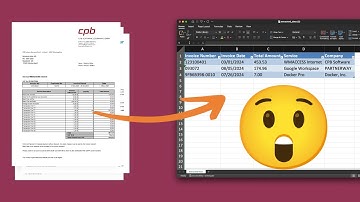How to Automate Invoice Data Processing to Excel in 60 Seconds
