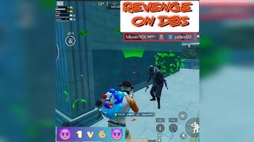 😈WOW GAMEPLAY RUSH REVENGE ON DBS || BGMI 1V 6 || PUBG VIDEO #pubgmobile #bgmi #gaming 😈
