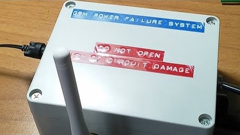 GSM Power Failure Alarm System