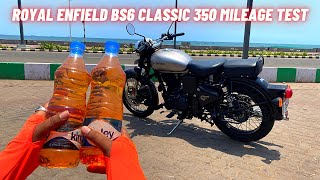 New Royal Enfield Classic 350 Bs6 Mileage Test I Real Mileage Test Of royal enfield classic 350