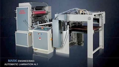 LAMINATION - AUTOMATIC LAMINATION - AUTOMATIC LAMINATION MACHINE cold thermal bopp pvc metpet foil