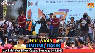 linting daun fibri viola New Monata live balai Yasa PT KAI gubeng Surabaya 2022