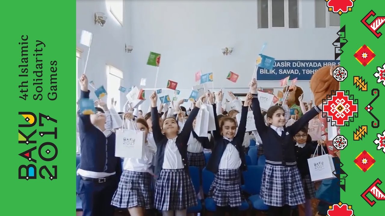 islamic relief Mascots` school visit | Baku 2017