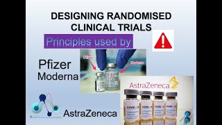 Designing Experimental Studies: Principles used by Pfizer, Moderna and AstraZeneca