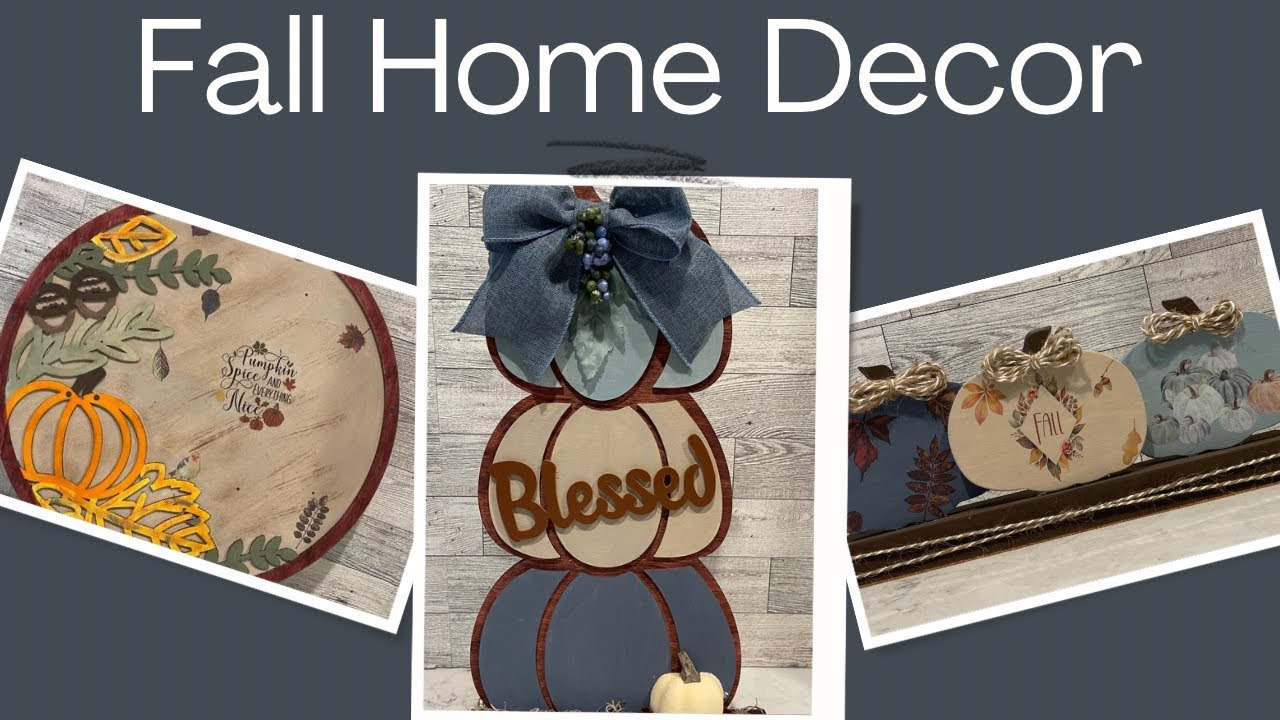 Fall Home Decor Fall DIY’s Pumpkin DIY’s Blue Fall Decor Hobby