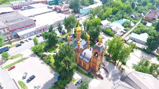Троицкий храм Пушкино (панорама)