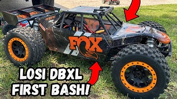 LOSI DBXL-E 2.0 First Bash! Ft. Traxxas Funco