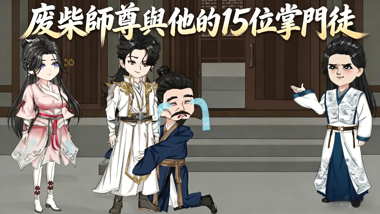 【沙雕漫 | 廢柴師尊與他的15位掌門徒】醫仙門前，眾人嘲笑他凡人螻蟻也配求醫？他輕嘆一口氣報上自己的名號，掌門瞬間飛出，撲通跪地抱住他大腿哭嚎：「好徒兒啊！為師可想死你了！」全場修仙者集體石化...