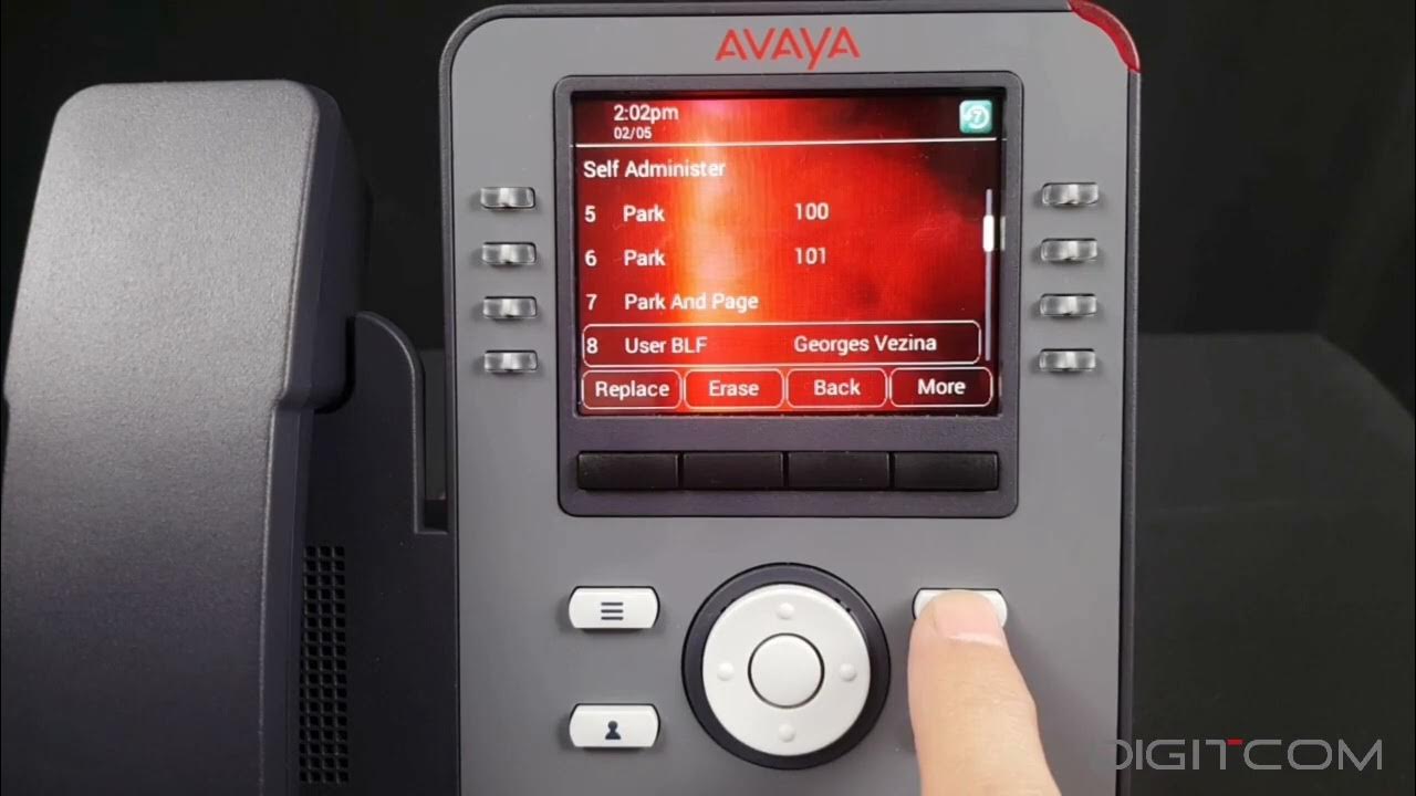 Avaya J169 & J179 Phones: Setting up Speed Dial - YouTube