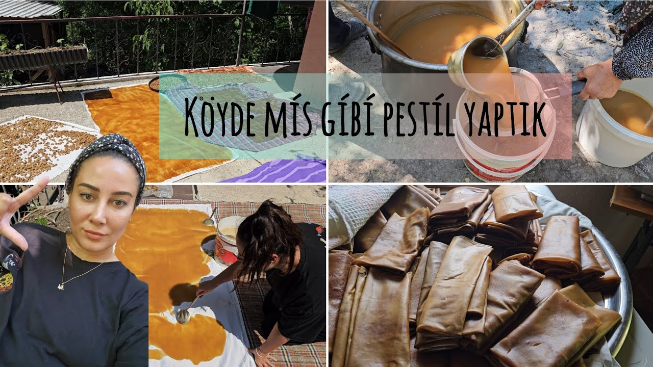 Köyde Dut Topladık, Mis Gibi Pestil Yaptık. 🌟