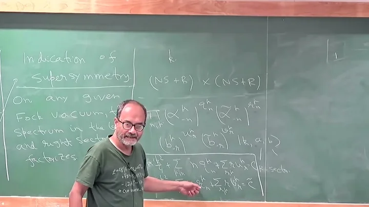 Lecture 4  String Theory 2: Fermionic Strings by Ashoke Sen (2025-02-04)