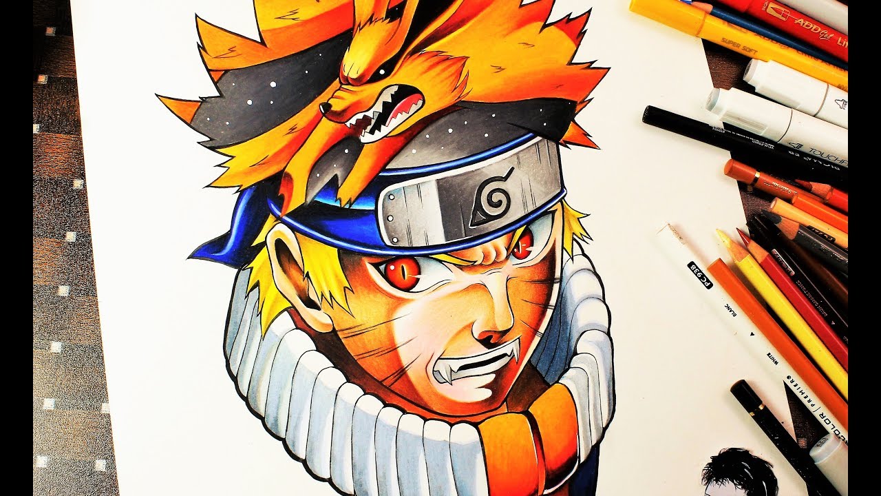 Drawing NARUTO Uzumaki  EPIC Pencil art (ナルト) 