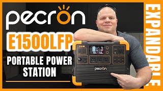 Pecron E1500LFP Portable Power Station  EXPANDABLE