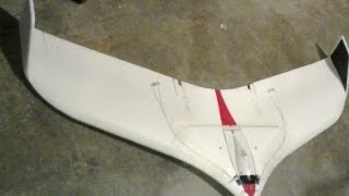 Glider Multiplex Xeno, test flight. My conception without plastic parts.