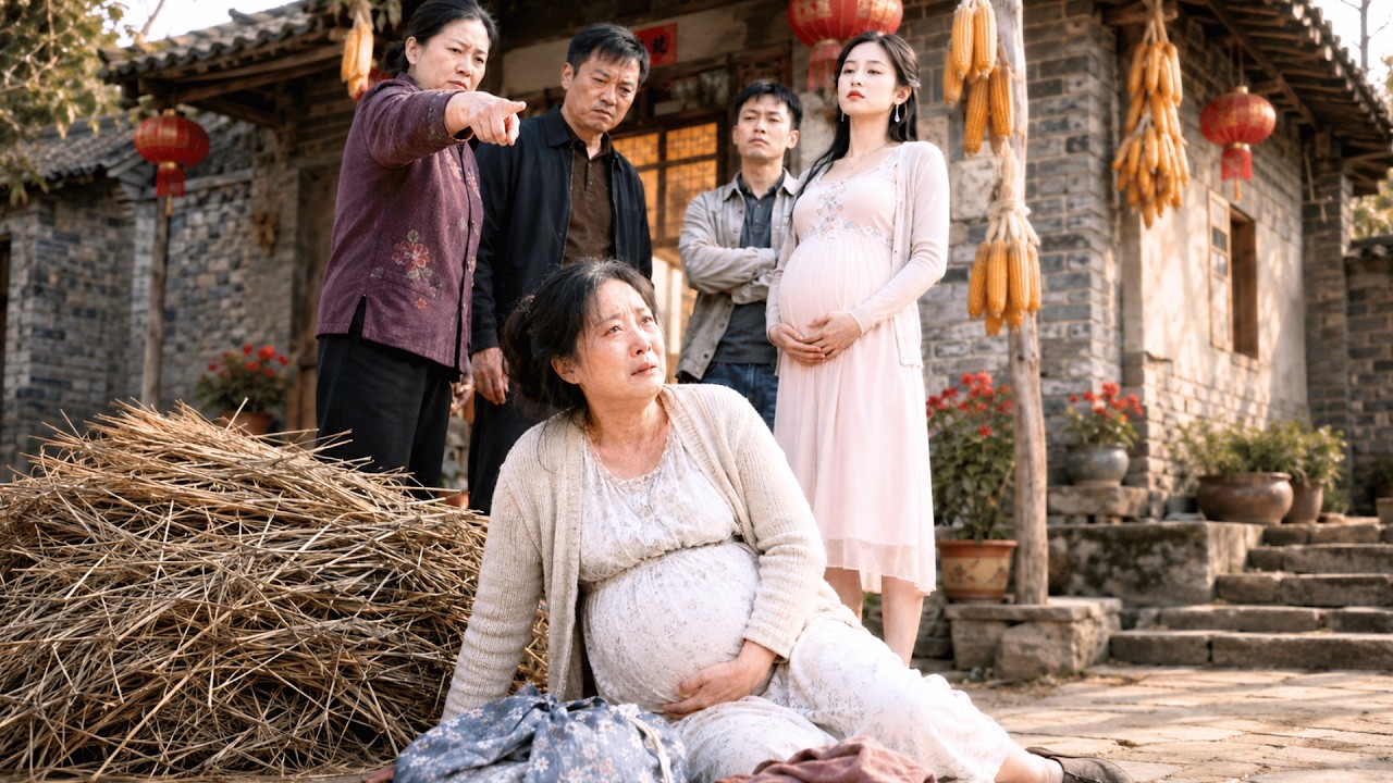 和兒媳同時懷孕被嫌丟人，她挺著肚子被趕出門，家門口生下孩子後，首富帶人跪求接母子回家！#反轉 #短劇