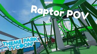 Raptor - Official POV | Theme Park Tycoon 2 | Cedar Point