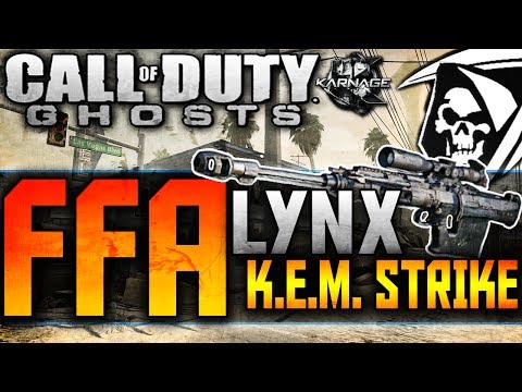 COD: Ghosts - "LYNX Sniper Rifle" FFA KEM STRIKE on Octane + Story! (COD Ghosts Gameplay)
