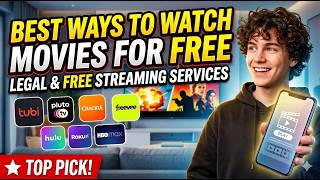 Best Ways to Watch Movies for FREE #FreeMovies #WatchFree #TechTips #smartips  #StreamingLife #tech