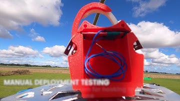 Pneumatic-Mechanical Systems in UAVs: Autonomous Power Line Sensor Unit Deployment