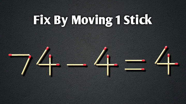 Can You Solve This Matchstick Puzzle in 10 Seconds? Only 1% can solve yet