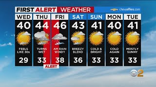 First Alert Weather: Storm approaching tomorrow