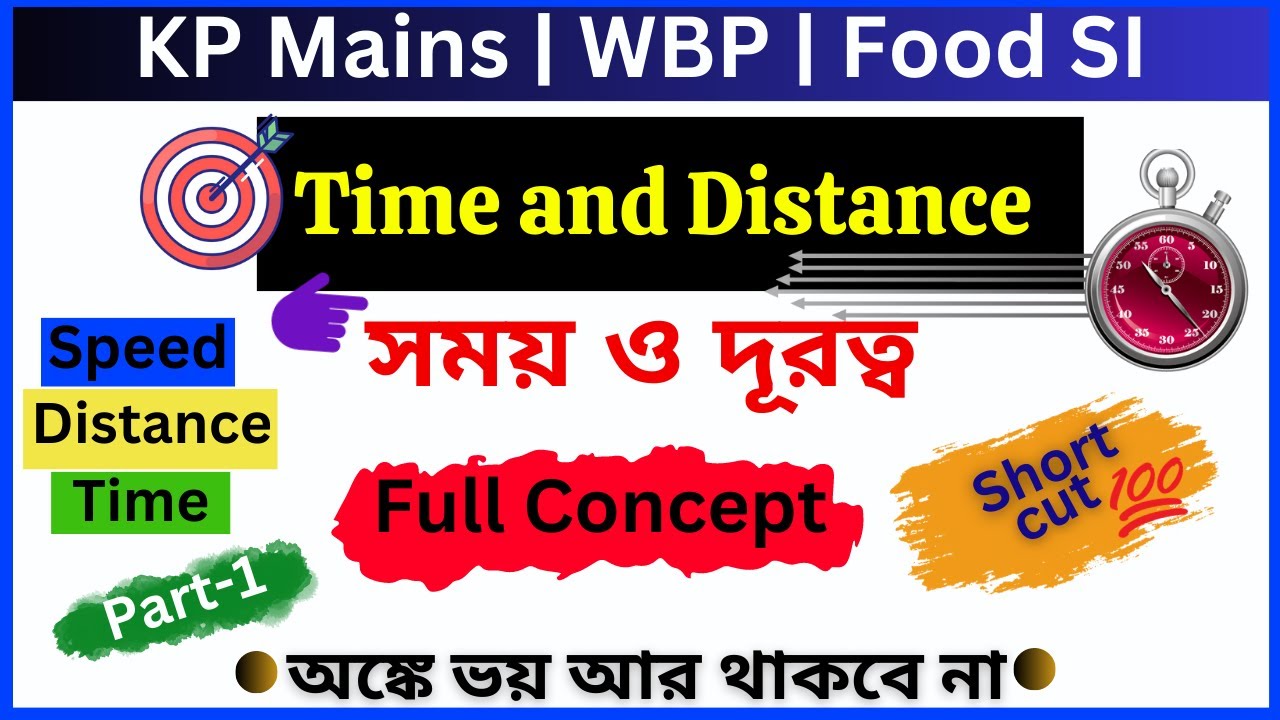 Time & Distance | সময় ও দূরত্ব (1)। Math Solution With Shortcut Tricks ...