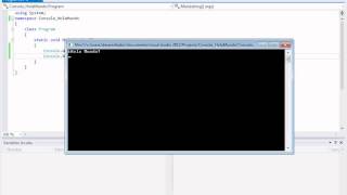 Hola Mundo - Visual Studio 2012 - Consola - C# - ESN