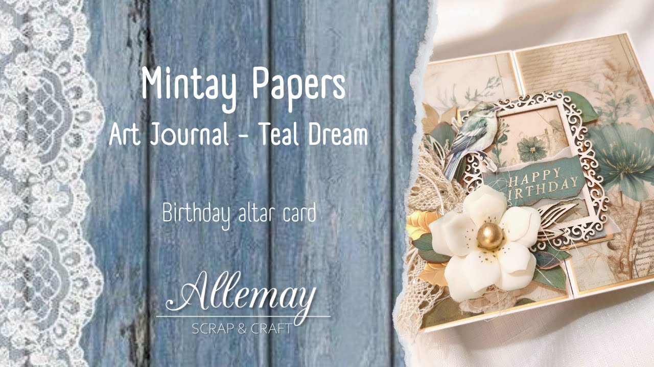 Mintay Papers - Art Journal - Birthday Card 
