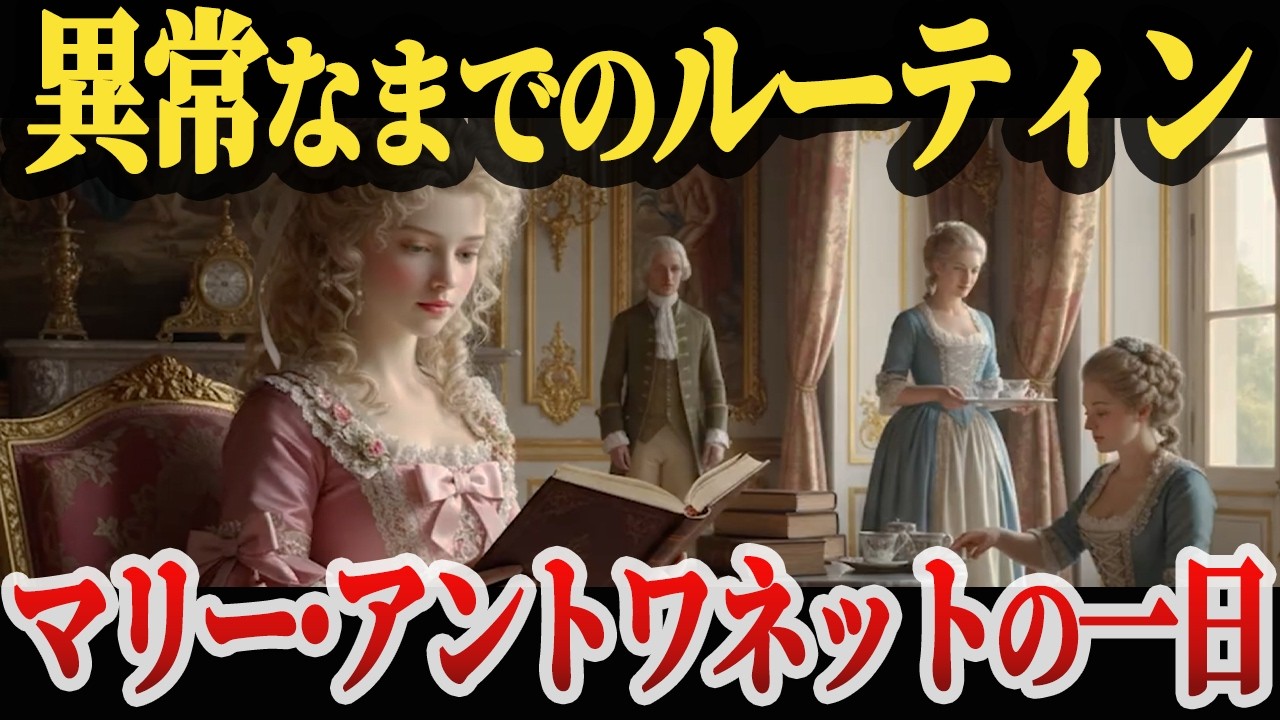 マリー・アントワネットの一日ルーティン〜フランス王妃の24時間