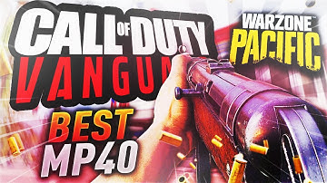 BEST MP40 Class Setup Warzone -  BROKEN MP40 Warzone Loadout - BEST SMG - Warzone Pacific/Rebirth