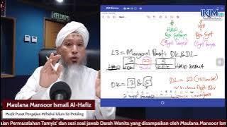 BICARA DARAH WANITA - Huraian Permasalahan Tamyiz