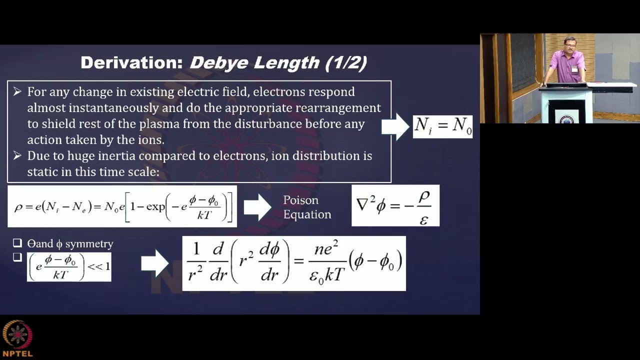 Week 2 : Lecture 3A: Plasma Screening