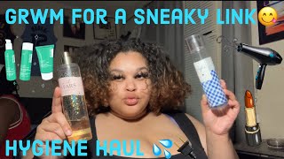 GRWM For My Sneaky Link | @12am , Hair, Makeup, Skincare, Shower Routine | UPDATED HYGIENE HAUL!!!