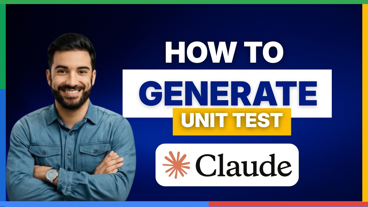 How to generate unit tests using Claude Code[FULL GUIDE] - YouTube