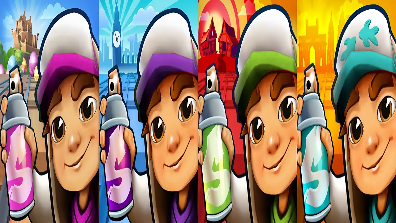 Subway Surfers : Easter Edinburgh 2025 🆚 London 2023 🆚 Lunar New Year 2023 🆚 Mumbai 2021 