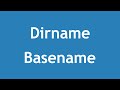Learn PHP 5 In Arabic 66 File System Dirname Basename Learn PHP 5 In Arabic 66 File System Dirname Basename