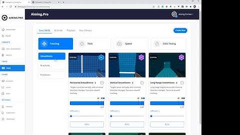 Core Skills Aim training at Aiming.Pro - New Feature