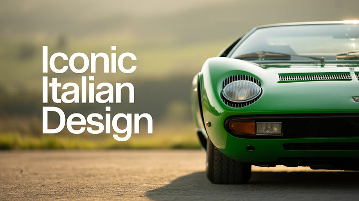 The Lamborghini Miura: The World's First Supercar