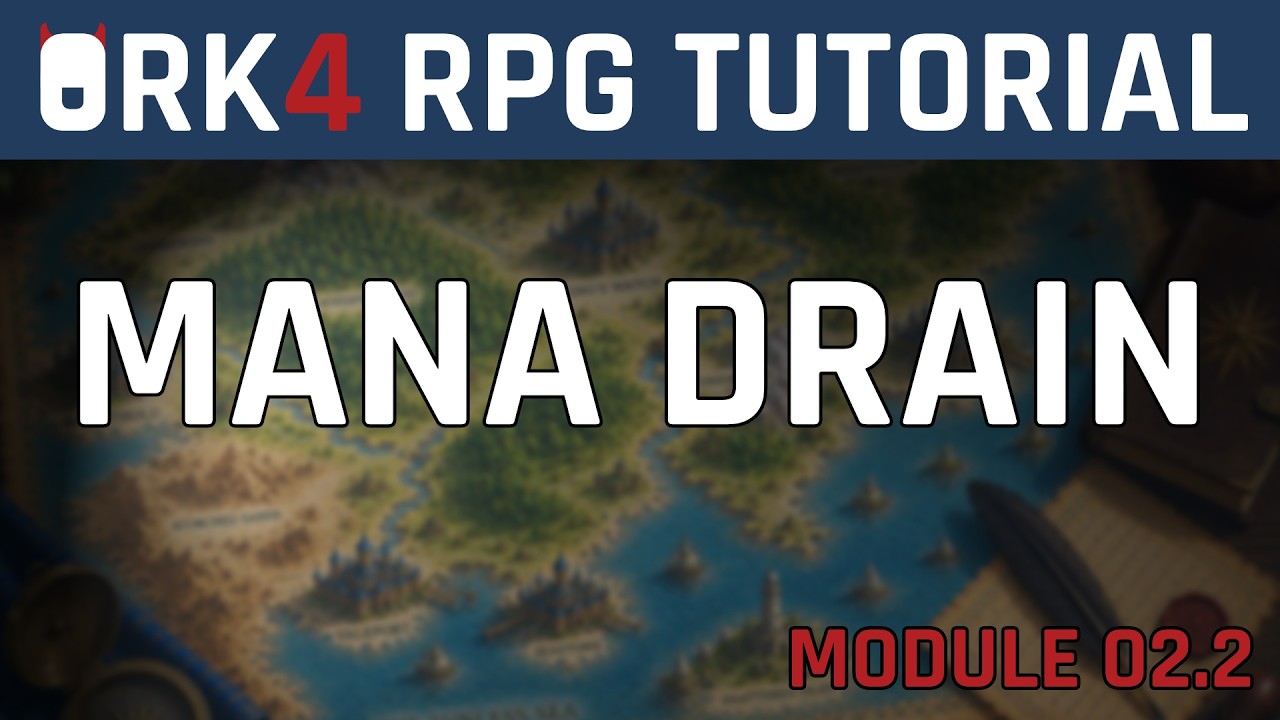 How to Set Up a Mana Drain Ability - ORK 4 RPG Tutorial | Unity - YouTube