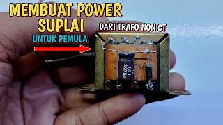 How to Build a Simple 12V Power Supply Using a Non-CT Transformer | Beginner's Tutorial How to Build a Simple 12V Power Supply Using a Non-CT Transformer | Beginner's Tutorial